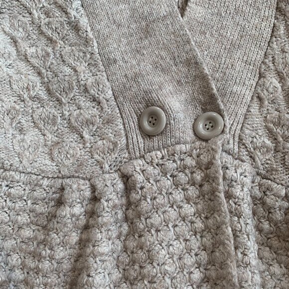 Vertigo Paris Alpaca Knit Babydoll Y2K Boho Textured Sweater L - Picture 7 of 7